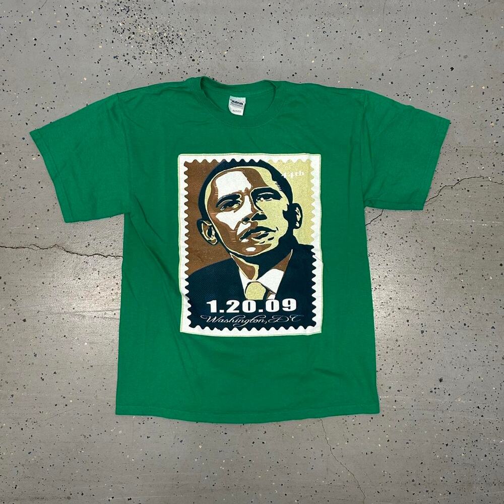 Green Obama 2009 Inauguration Day T-Shirt